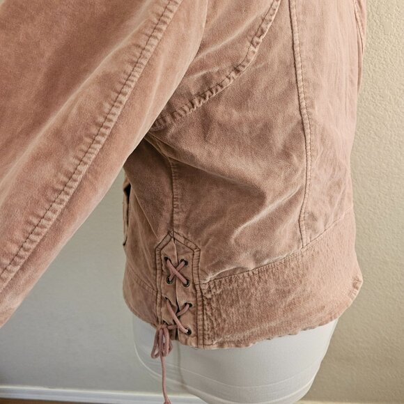 Blush velvety jacket - Picture 4 of 8